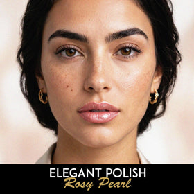 L'Paige texture swipe on arm highlighting sheer buildable coverage and hydrating finish benefits