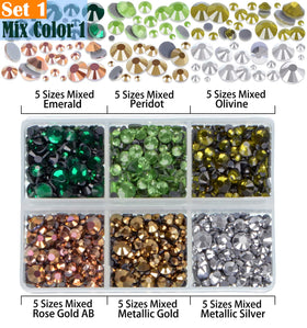LPBeads size comparison laid flat displaying five sizes for precise design choices