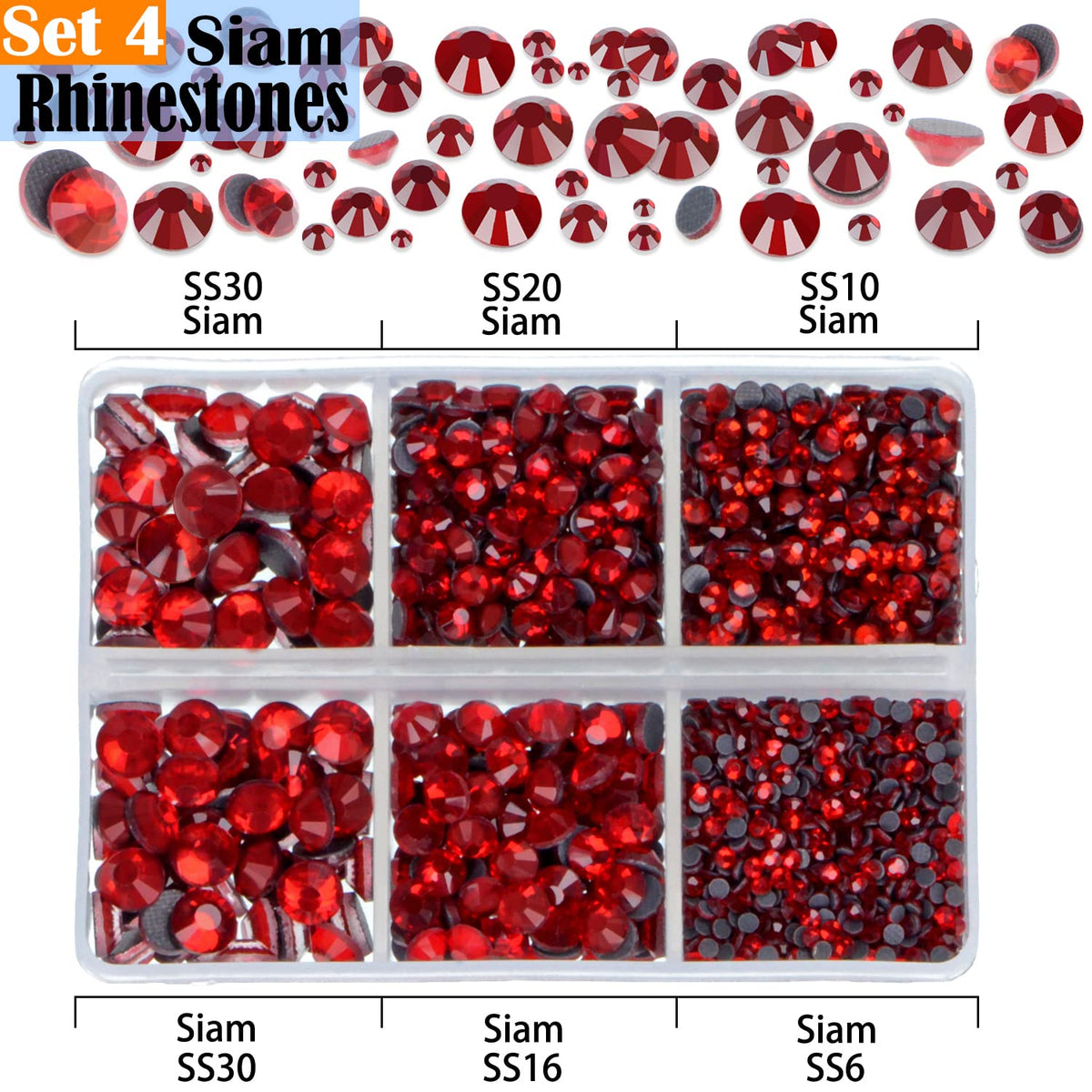 LPBeads rhinestones adhered to fabric in a floral pattern demonstrating finished look and sparkle