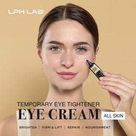 LPH LAB cream texture close-up illustrating smooth spreadability and quick absorption