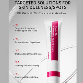 LRUSEIFE applying cream to cheek for targeted dark spot correction
