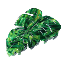 LSVOZ leaf clip front view showing vivid green and elegant shape