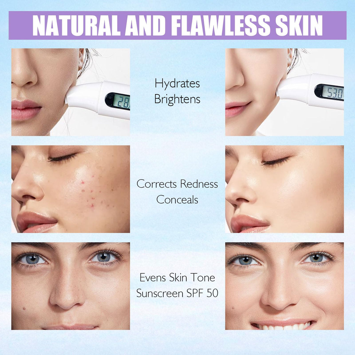 LSxia primer blended on hand showing smooth, non‑greasy finish