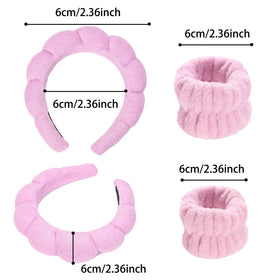 LTHYHJ headband close-up of towel texture highlighting absorbency and soft comfort