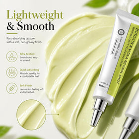 LTNOVAAY close-up of lightweight cream texture highlighting fast absorption benefit