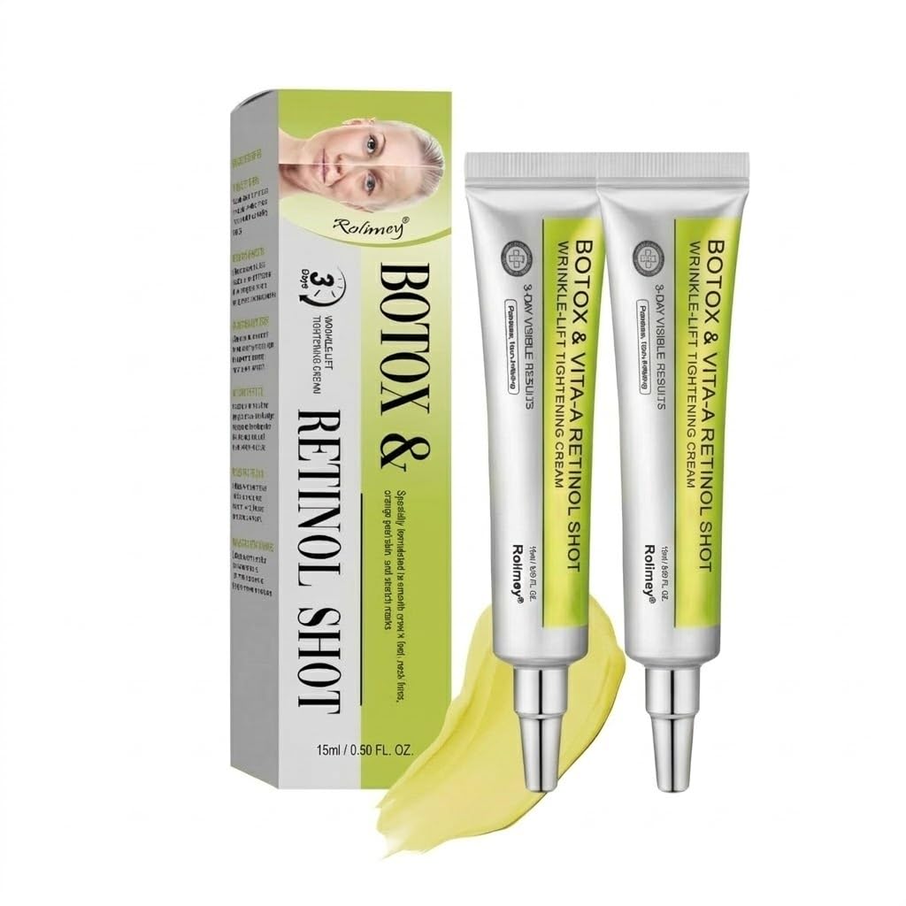 LTNOVAAY front packaging showing two retinol cream tubes for effective anti-aging care