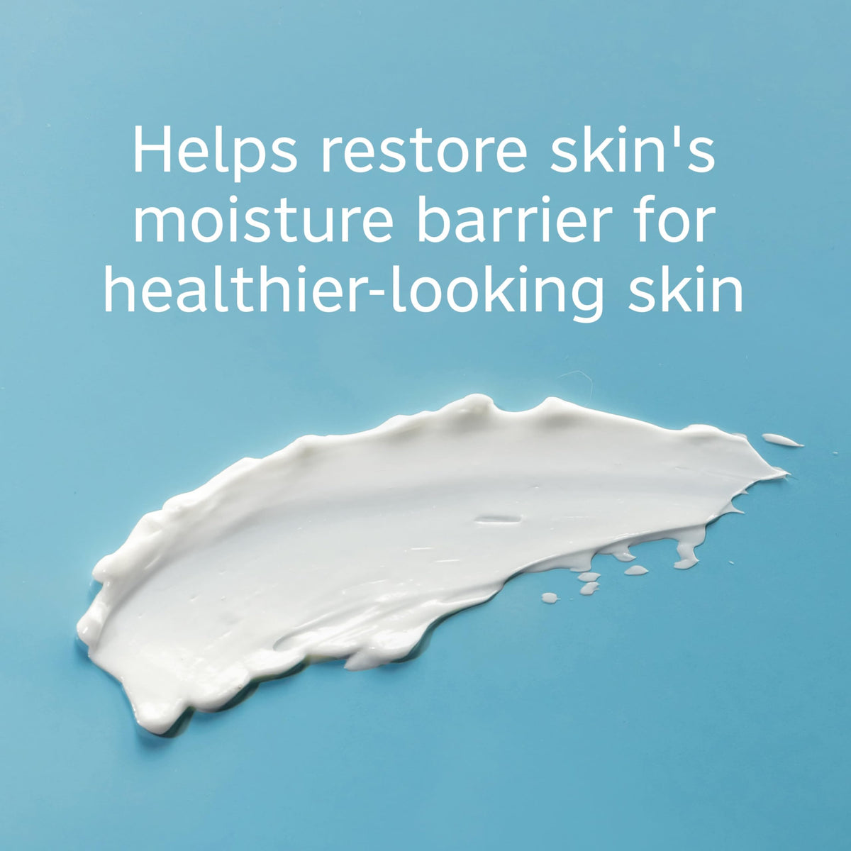 Lubriderm used on face and hands demonstrating non-greasy finish