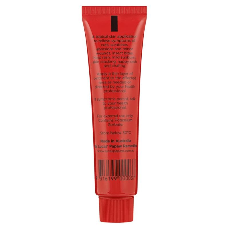 Lucas Papaw tube in a handbag illustrating travel-ready convenience