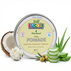 Lucci’s front jar view showing safe baby styling benefit