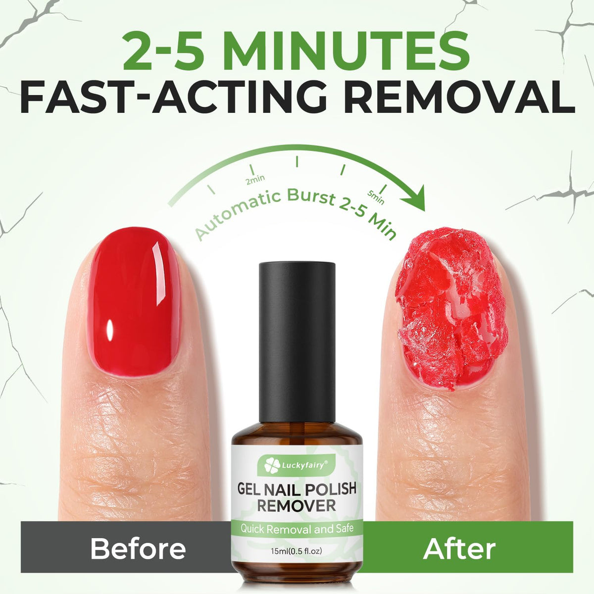 Luckyfairy open bottle dispensing remover demonstrating easy application control