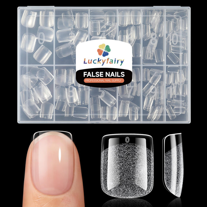luckyfairy front packaging showing 240pcs and clear box for easy storage