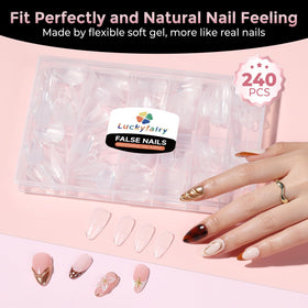 Luckyfairy half-matte inner surface close-up for improved adhesion
