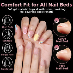 luckyfairy half-matte surface detail improving adhesion and smoother polish application