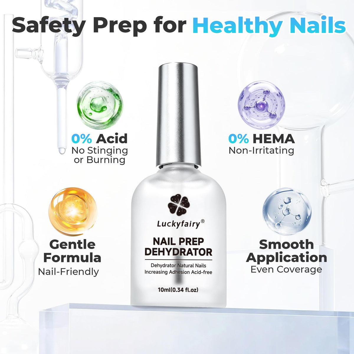 Luckyfairy bottle on salon station demonstrating professional speedy workflow