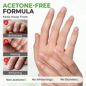Luckyfairy in-use application lifting gel polish quickly for fast results