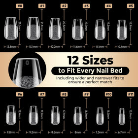 Luckyfairy painted nails showing French and ombré finishes for versatility