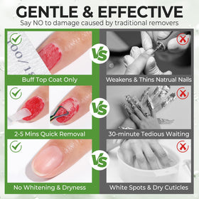 Luckyfairy safety label close-up showing instructions and gentle formula benefits