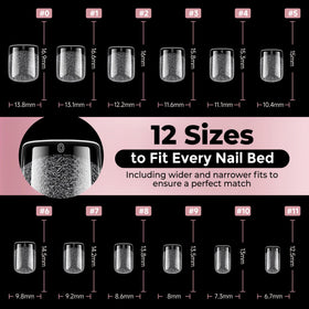 luckyfairy salon layout showing compatibility with gels and powders