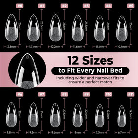 luckyfairy tip next to a finger illustrating scale and easy sizing choice