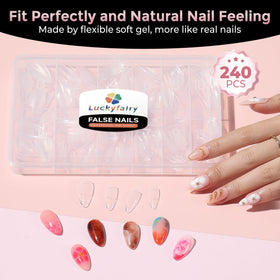 luckyfairy numbered size chart with 12 sizes plus two extras for perfect fit