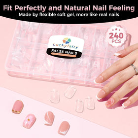luckyfairy soft gel cross-section highlighting flexible core and gloss