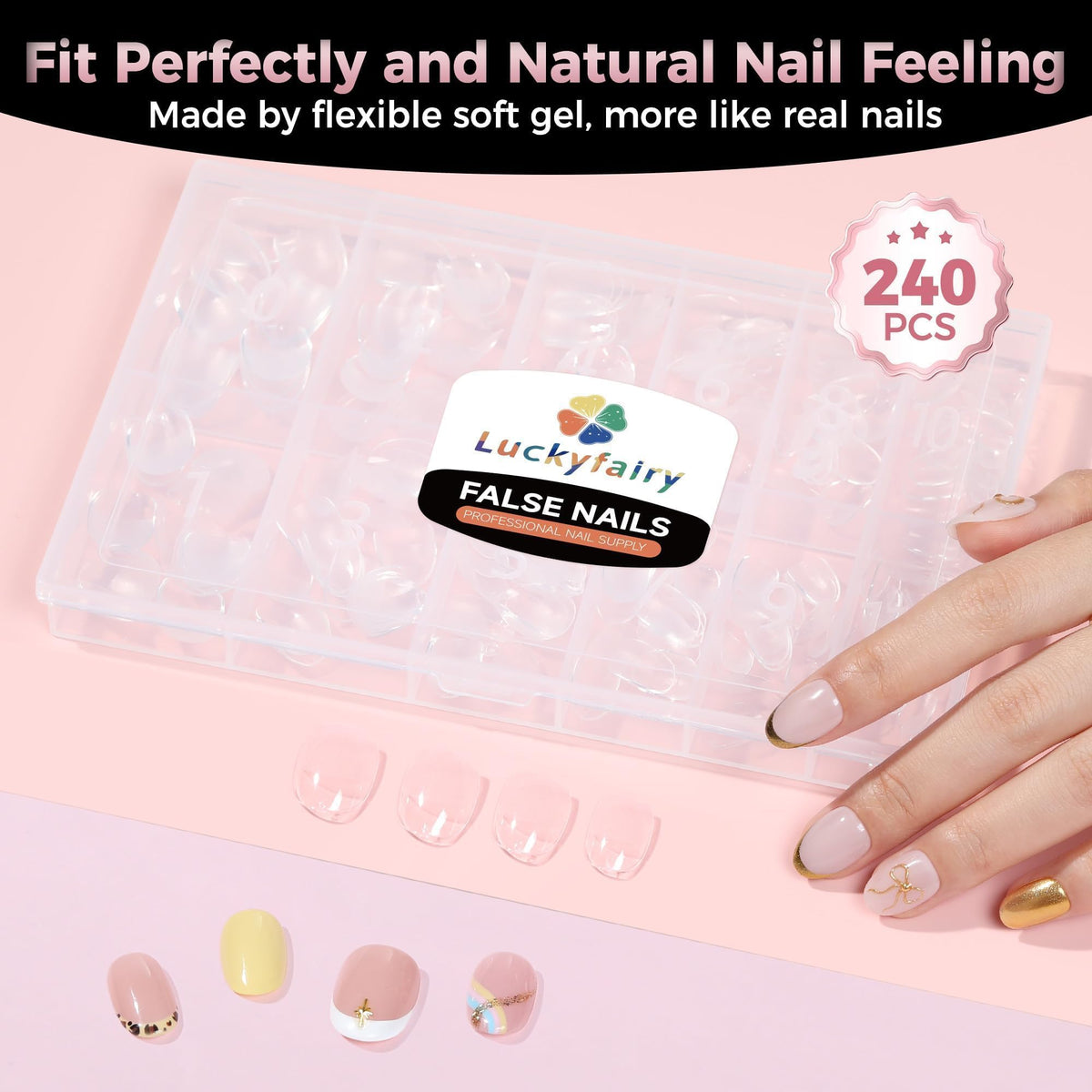 luckyfairy storage tray and numbering for organized sizes and faster salon workflows