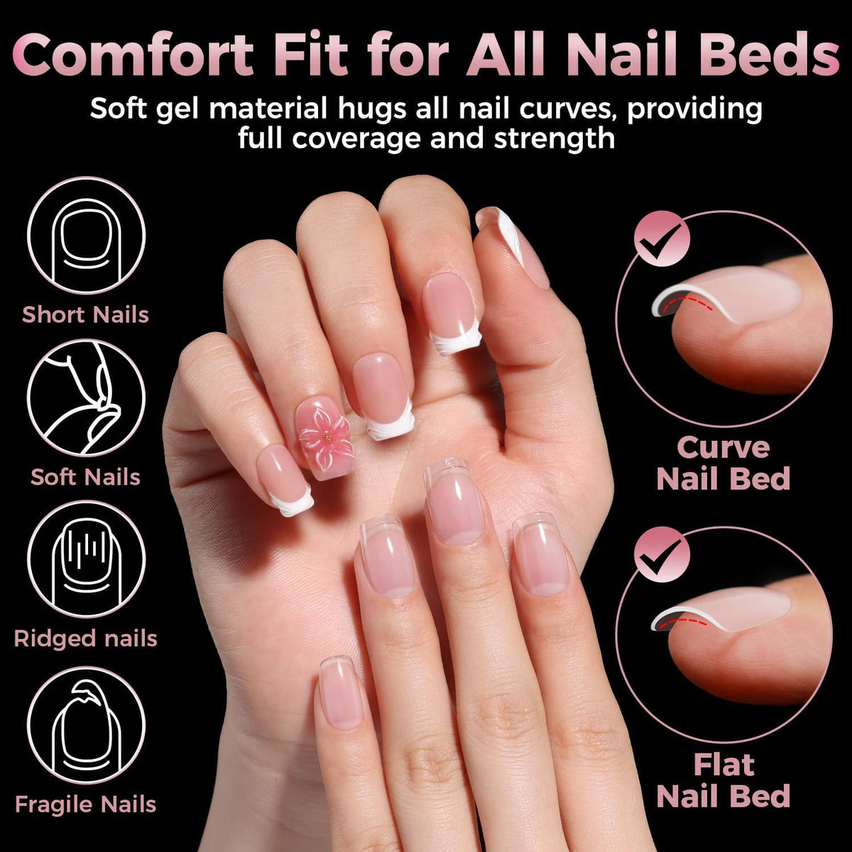 luckyfairy thin cuticle edge detail for seamless natural transition