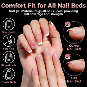 luckyfairy thin cuticle edge detail for seamless natural transition