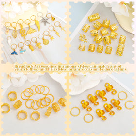 Lucomb detailed view of beads and charms illustrating color and texture options