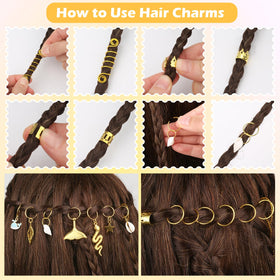 Lucomb in-use on braided hairstyle demonstrating quick styling and visual impact