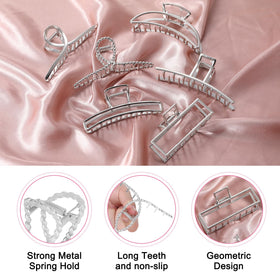 LUKACY clip securing thick hair section for secure, all-day comfort