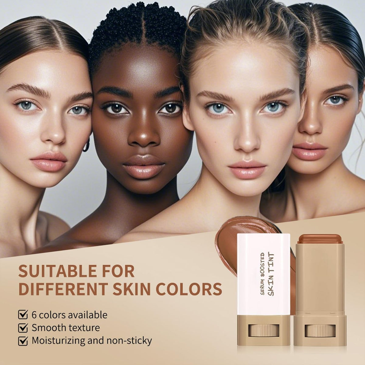 Lulesi close-up texture of solid gel-cream melting for seamless blending benefit