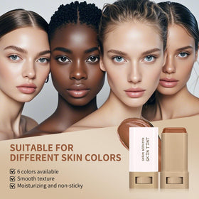 Lulesi close-up texture of melt-on-contact stick for smooth blending