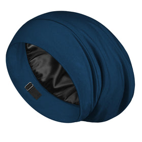 LULUSILK bijou blue front view showing elegant bonnet and fit benefit