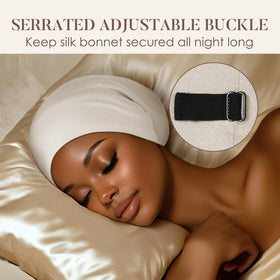 LULUSILK cap in hand scale showing lightweight size and comfortable wear benefit