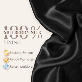 LULUSILK close-up silk texture demonstrating smooth friction reduction