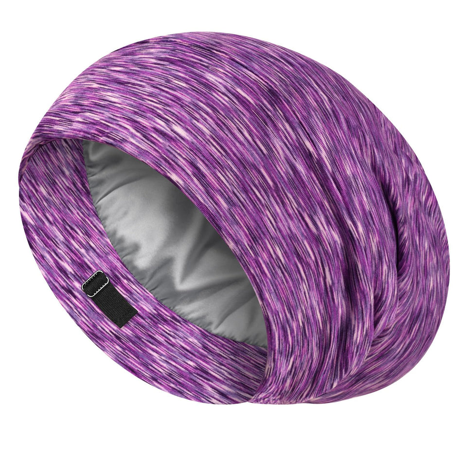 LULUSILK front packaging showing purple silk cap and benefits