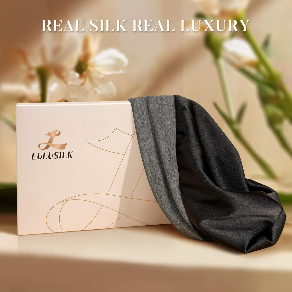 LULUSILK gift box packaging showing presentable, ready-to-gift option