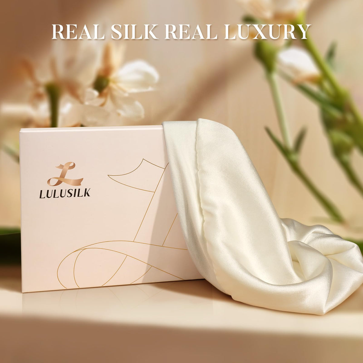 LULUSILK gift box packaging showing presentation and ready-to-gift convenience benefit