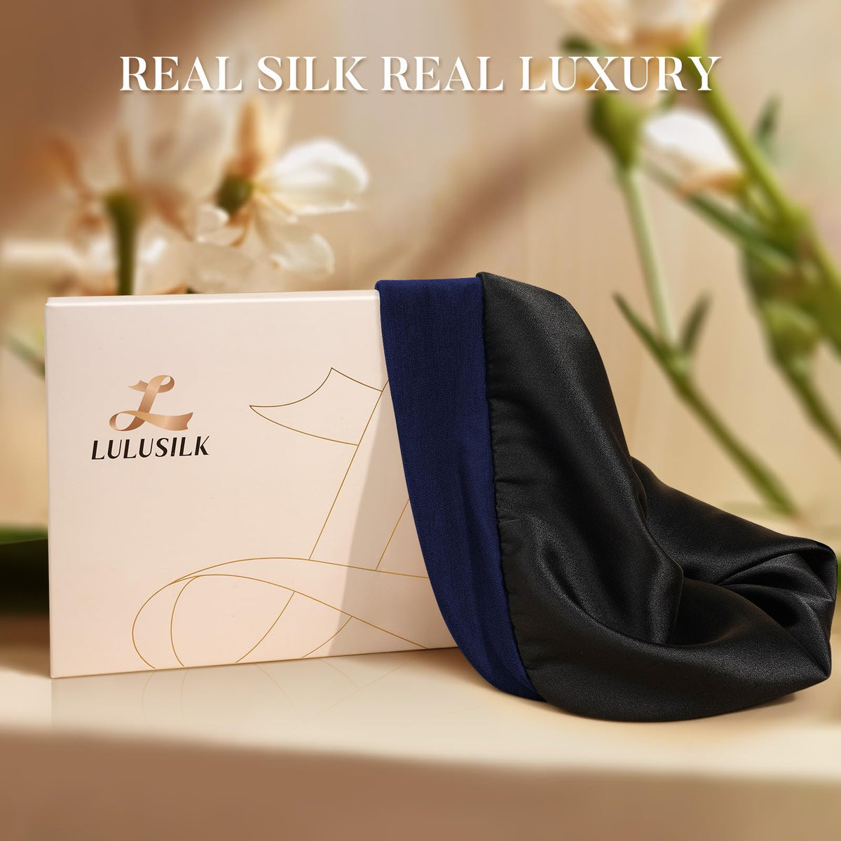 LULUSILK gift box presentation, ready-to-give hair care present