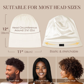 LULUSILK on model sleeping demonstrating overnight protection and frizz reduction benefit