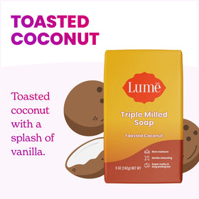 Lume bar foam lather in use demonstrating smooth shaving glide
