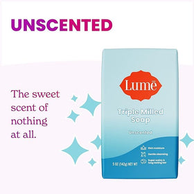Lume bar lather in hand demonstrating creamy foam and comfortable cleansing