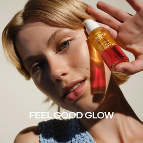 Lumene bottle with sustainable packaging showcasing eco conscious benefit