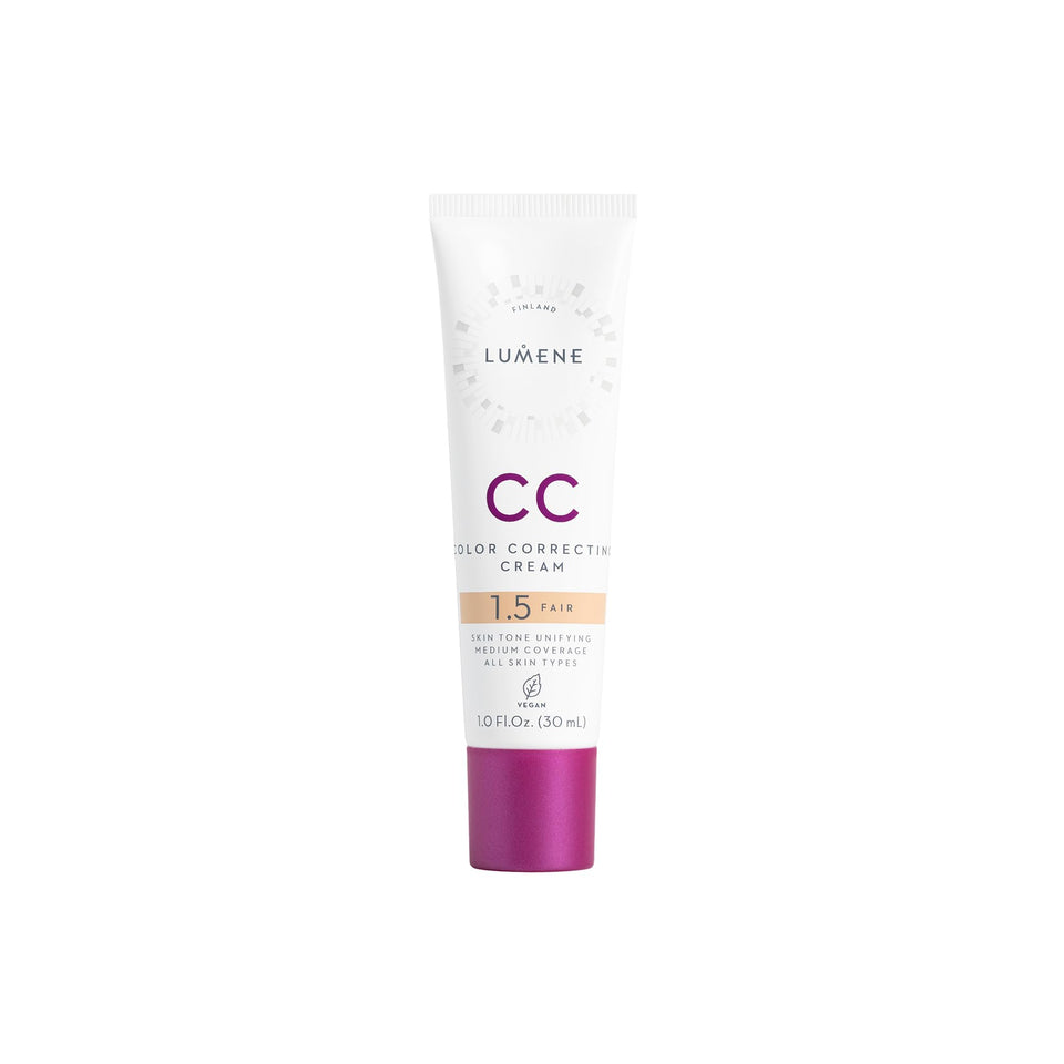Lumene front packaging showing fair shade and benefits