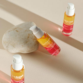 Lumene cloudberry and cranberry ingredients highlighting antioxidant benefit