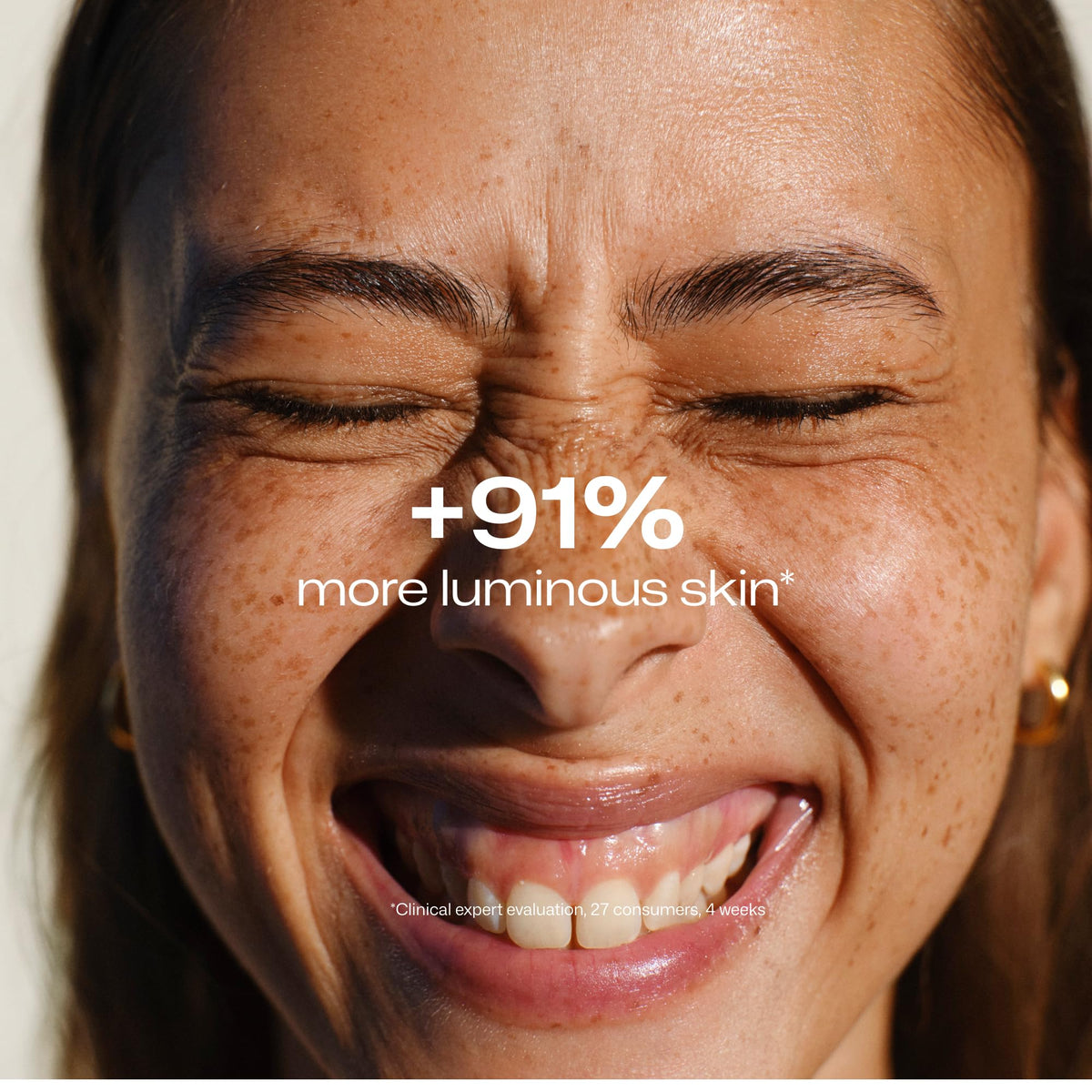 Lumene oil on skin demonstrating quick absorption and hydration benefit