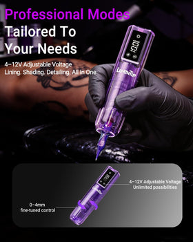 LumenTip practice skin with tattoo designs for safe skills practice