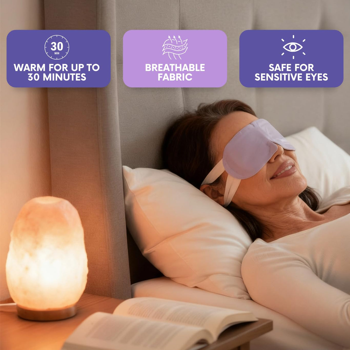 LumiDew travel pouch with masks ready for flights and on-the-go relief
