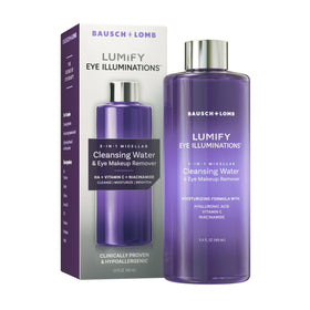 LUMIFY front packaging bottle showing label and size, clear gentle formula benefit